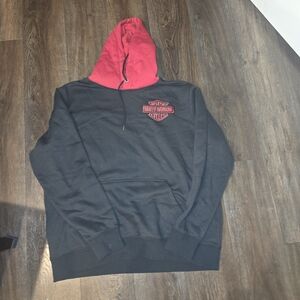 Harley-Davidson Charcoal and Crimson Men's Sweatshirt